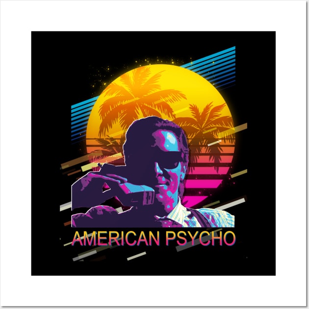 American 90s psycho vintage Wall Art by TylerJamesArt